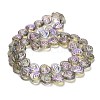 Electroplate Baking Paint Glass Beads Strands EGLA-K061-13A-AB09-2