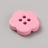 Spray Painted Plastic Buttons FIND-WH0152-394B-07-2