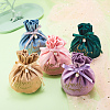 Velvet Jewelry Drawstring Gift Bags ABAG-CJC0003-03E-8