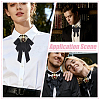 1Pc Alloy & Iron & Polyester & Acrylic Exquisite Lapel Pin for Women JEWB-HY0001-67-5