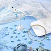 Nbead Handmade Evil Eye Lampwork Beads Strands LAMP-NB0001-49A-2