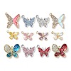 12Pcs 12 Style Butterfly Pendant Kit for DIY Jewelry Making DIY-SZ0006-53-1