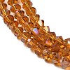 Transparent Electroplate Glass Beads Strands LS-GLAA-F029-2mm-A28-3