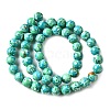 Dyed Natural Magnesite Beads Strands G-L617-D01-8mm-4