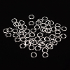 Silver Color Plated Brass Open Jump Rings X-JRC8MM-S-1