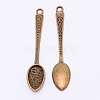 Tibetan Style Alloy Pendants TIBEP-TAC0001-12AB-1