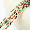 Natural Agate Round Bead Strands X-G-A130-3mm-K03-5