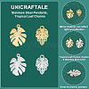 Unicraftale 24Pcs 4 Style 304 Stainless Steel Pendants STAS-UN0048-31-5