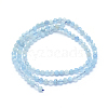 Natural Aquamarine Beads Strands X-G-E411-19B-4mm-2