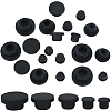20Pcs 5 Style Silicone Hole Plugs AJEW-GF0008-06B-1