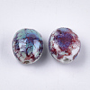 Handmade Porcelain Beads X-PORC-S498-26E-2