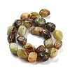 Natural Xiuyan Jade Beads Strands G-Z061-A04-01-3