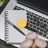 Self Adhesive Gold Foil Embossed Stickers DIY-WH0211-233-6