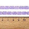 Transparent Crackle Glass Beads Strands GLAA-NH0001-04-A07-2