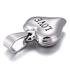 Valentine's Day 201 Stainless Steel Charms STAS-I159-02B-P-2