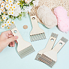 4Pcs Plywood Wooden Yarn Comb TOOL-CY0001-04-3