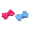 Rubberized Style Opaque Acrylic Beads X-OACR-N137-71-2