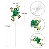 4Pcs Metal Frog Garden Decors JX177A-2