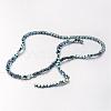 Electroplate Non-magnetic Synthetic Hematite Bead Strands G-F300-24A-07-2