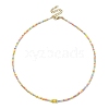 Natural Mixed Gemstone & Glass Seed Beaded Necklace NJEW-JN04426-3
