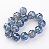 Electroplate Glass Bead Strands EGLA-J140-FR05-20mm-2