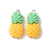 Opaque Resin Pendants RESI-TAC0010-63P-1
