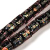 Handmade Dichroic Foil Glass Beads Strands DICH-U001-09I-1