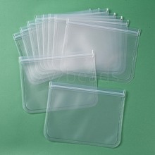 PEVA Waterproof Translucent Ziplocking Bag AJEW-F051-04