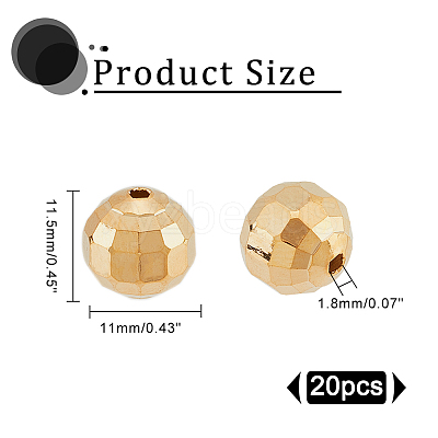 Brass Beads KK-DC0002-47-1
