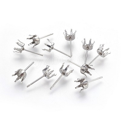 Tarnish Resistant 304 Stainless Steel Stud Earring Findings STAS-P221-20C-P-1