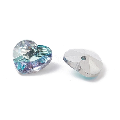 Faceted Glass Charms X-RGLA-L026-B10-1