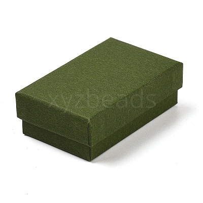 Cardboard Paper Jewelry Storage Boxes with Sponge CON-P023-01C-01-1