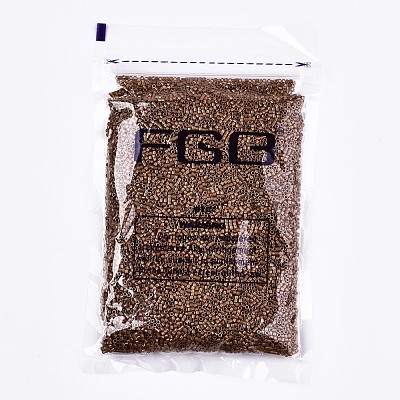 FGB 11/0 Grade A Baking Paint Glass Seed Beads SEED-S030-1031-1
