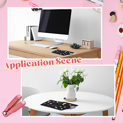 Felt Cloth Brooch Storage Loose-leaf Binder Notebook Albums with PVC Plastic Cover AJEW-WH20011-05B-1