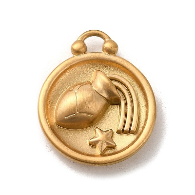 304 Stainless Steel Pendants STAS-L022-306MG-11-1