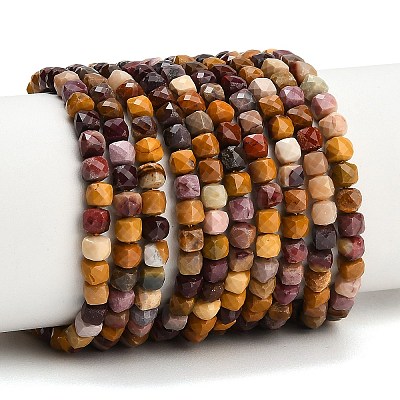 Natural Mookaite Beads Strands GG-CBA77FB-D03-03-1