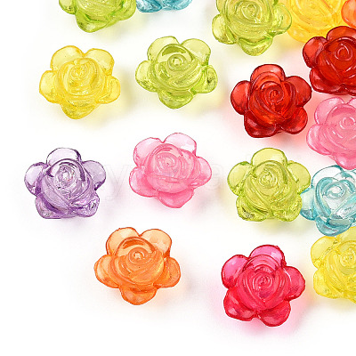 Transparent Acrylic Beads TACR-N018-02-1