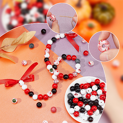 DIY Halloween Pendant Decoration Making Kit DIY-GA0005-34-1