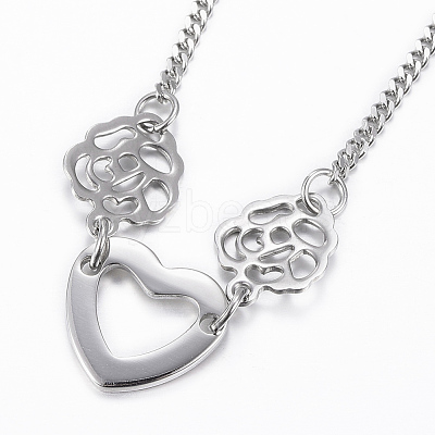 Tarnish Resistant 304 Stainless Steel Jewelry Sets SJEW-K137-03P-1
