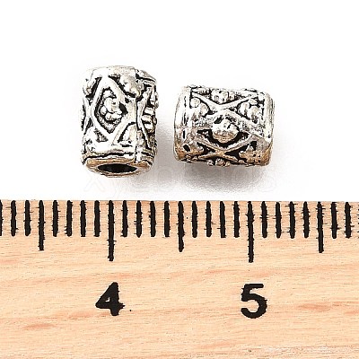 Tibetan Style Alloy Beads TIBE-L008-39AS-1