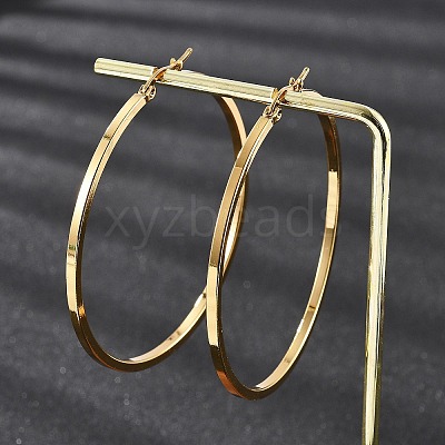 201 Stainless Steel Hoop Earrings LS-EJEW-P304-14A-G-1