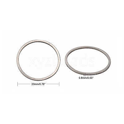 Non-Tarnish 304 Stainless Steel Linking Ring LS-X-STAS-S079-12C-A-1