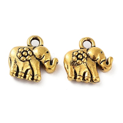 Tibetan Style Alloy Charms FIND-Q094-01AG-1