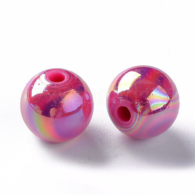 Opaque Acrylic Beads X-MACR-S370-D12mm-A13-1