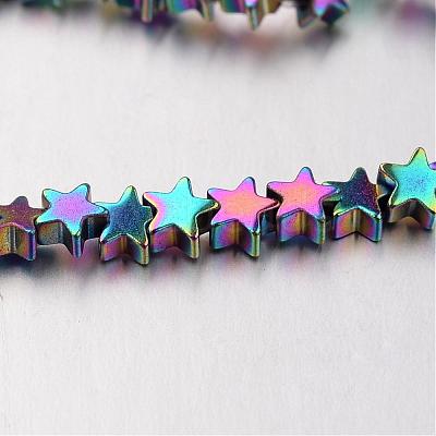 Electroplate Non-magnetic Synthetic Hematite Bead Strands G-F300-24A-02-1