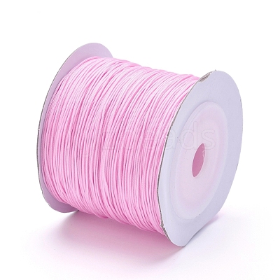 Nylon Braided Cord for Woven Jewelry Making Macrame Craft NWIR-D055-0.6mm-06-1