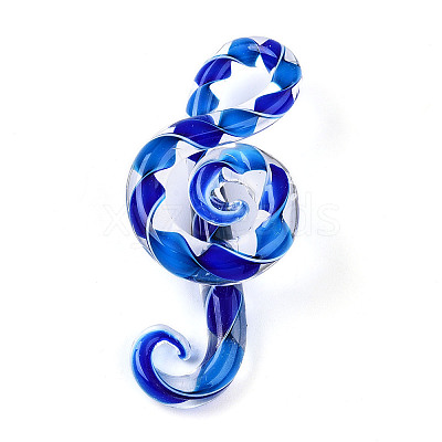Handmade Lampwork Big Pendants LAMP-T023-07-1