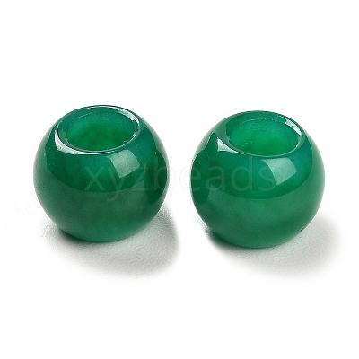 Natural Malaysia Jade Dyed European Beads LS-G-R488-01A-1