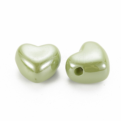 Opaque Acrylic European Beads MACR-S372-03B-83-1