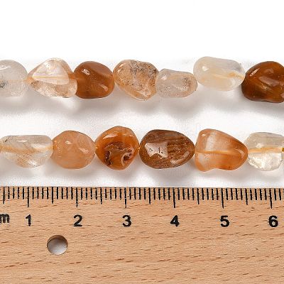 Natural Quartz Beads Strands G-P497-01E-57-1